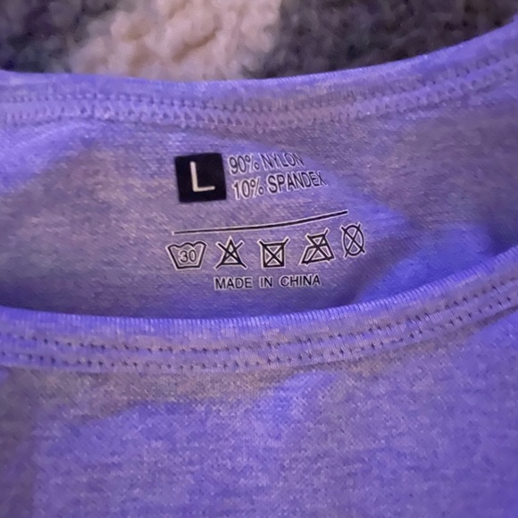 purple workout set - Picture 3 of 5